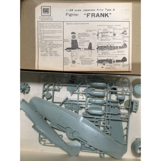 Otaki Japanese Type 4 Fighter "FRANK" 1/48 Scale Model Kit