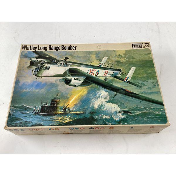 Frog Armstrong Whitworth Whitley Long Range Bomber 1/72 Scale Model Kit, Vintage