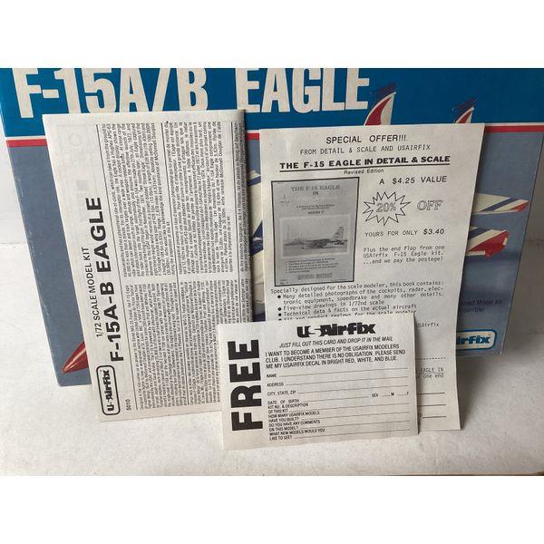 U-Airfix F-15A/B Eagle - 1/72 Scale, Unassembled Model Kit, Collectible