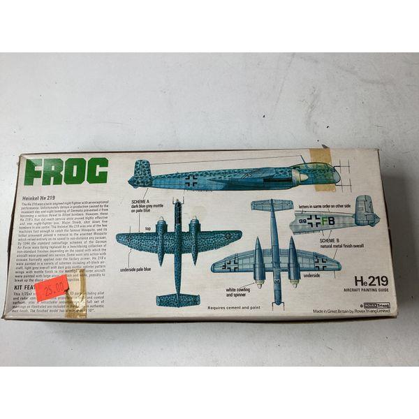FROG Heinkel He 219 OWL Night-Fighter, Model Kit, Authentic Markings