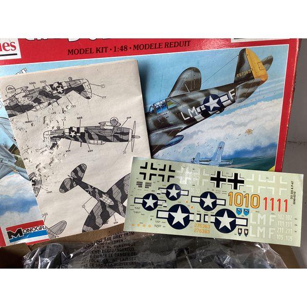 Monogram P-47 Razorback and Do335 Arrow