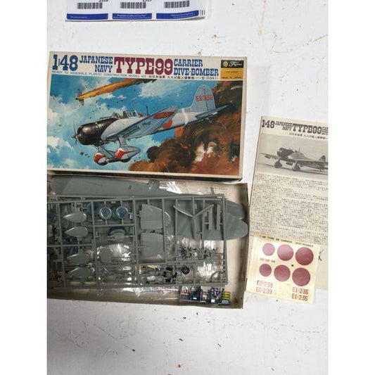 Fujimi Japanese Navy Type 99 Carrier Dive-Bomber, 1/48 Scale, Ready to Assemble, Plastic Construction Model Kit