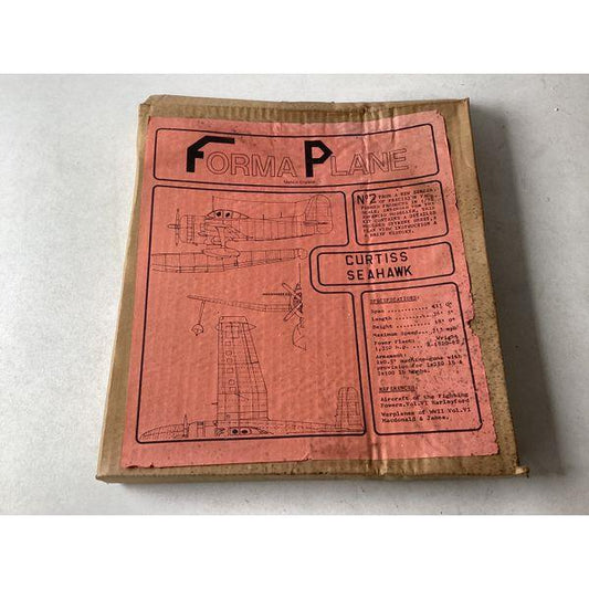 Forma Plane Curtiss Seahawk Model Kit - Vacuform Plastic, Unassembled