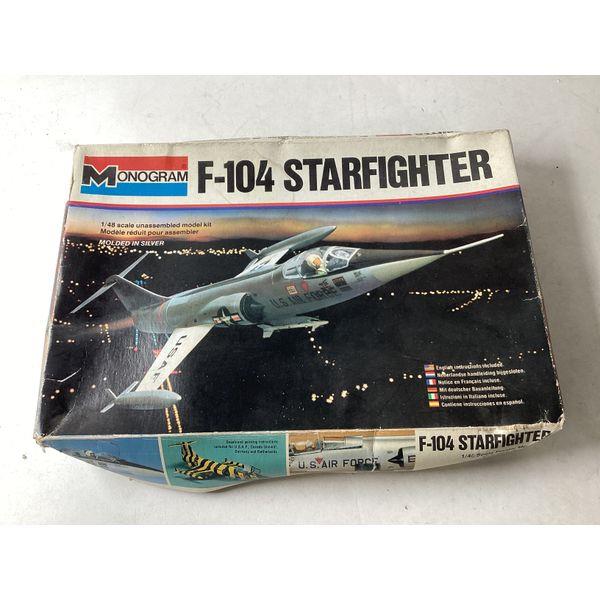 Monogram F-104 Starfighter - 1/48 Scale Model Kit, Unassembled