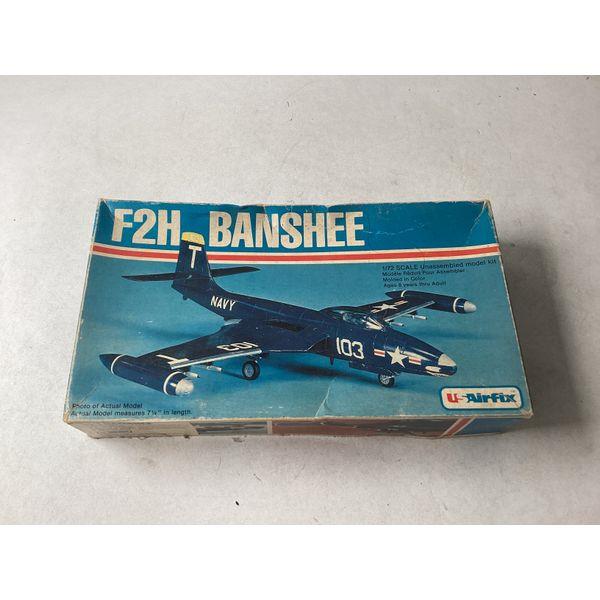 U-Airfix F2H Banshee - 1/72 Scale Model Kit, Vintage Collector's Item, 4018