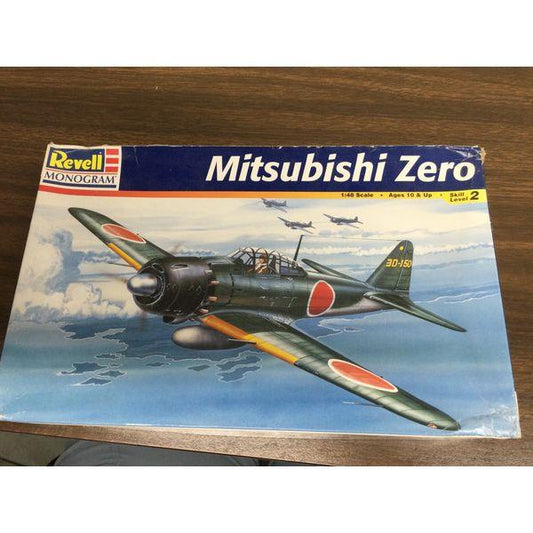 Revell Monogram Mitsubishi Zero - 1/48 Scale, Skill Level 2, WWII Aircraft Model Kit
