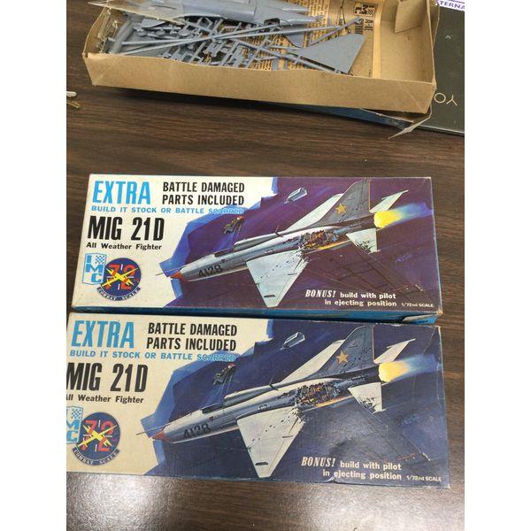MMC MIG 21D - Apollo L-M Moon Landing Craft Model Kits, Battle Damaged Parts, BONUS Pilot