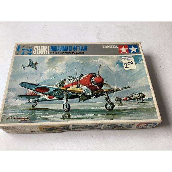 Tamiya Shoki Nakajima Ki-44 "Tojo" 1/72 Scale Model Airplane Kit