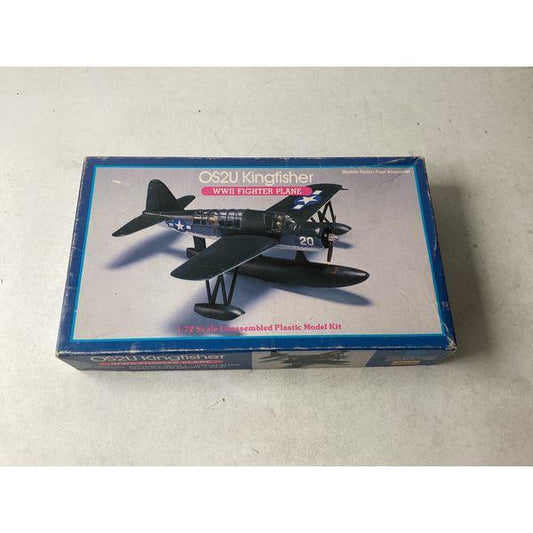 LINDERG OS2U Kingfisher - WWII Fighter Plane, 1/72 Scale, Plastic Model Kit, Unassembled