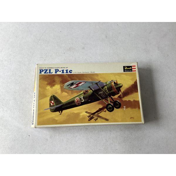 Revell PZL P-11c, 1/72 Scale, Authentic Model, Unassembled Parts