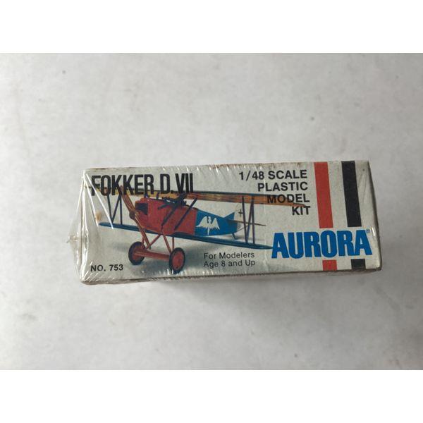 Aurora Fokker D.VII - 1/48 Scale, Plastic Model Kit