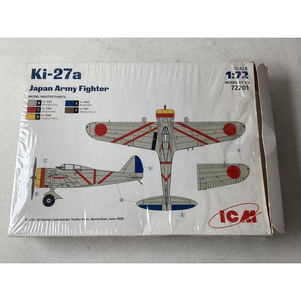 ICM Ki-27a Japan Army Fighter - 1:72 Scale Model Kit, Unassembled