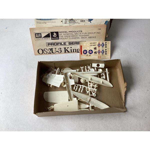 General Mills Fun Group OS2U-3 Kingfisher, 1/72 Scale Model Kit, Vintage