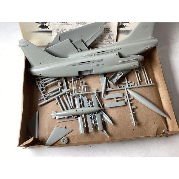 Monogram A-7 Corsair II, 1/48 Scale, Plastic Model Kit, Molded in Gray