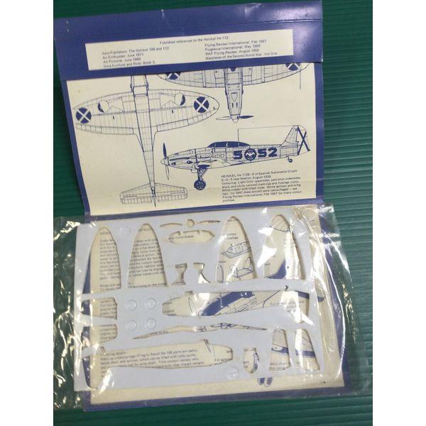 RAREplane Vacforms, Heinkel He 112B-0, 1/72 Scale - Vacform Model Kit