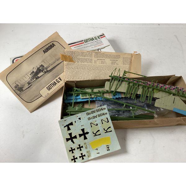 Aurora Gotha G.V - Unassembled 1/48 Scale Plastic Model Kit - Vintage