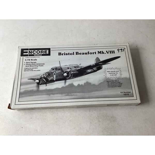 Encore Models Bristol Beaufort Mk.VIII - 1/72 Scale, Photo Etch Antennas, New Decals