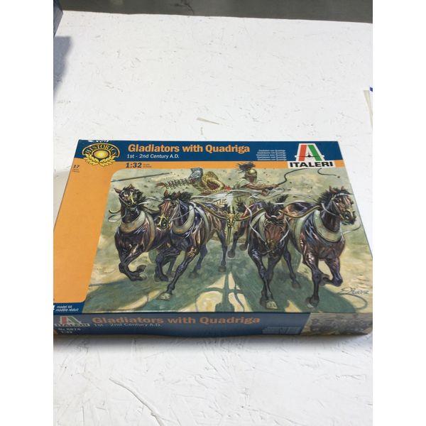 Italeri Gladiators with Quadriga - 1st-2nd Century A.D. - 1:32 Scale Model Kit