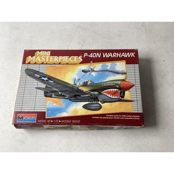 Monogram Mini Masterpieces P-40N Warhawk, 1/72 Scale, Model Kit