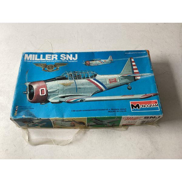 Monogram MILLER SNJ, 1/48 Scale, Unassembled Model Kit, Molded in Color