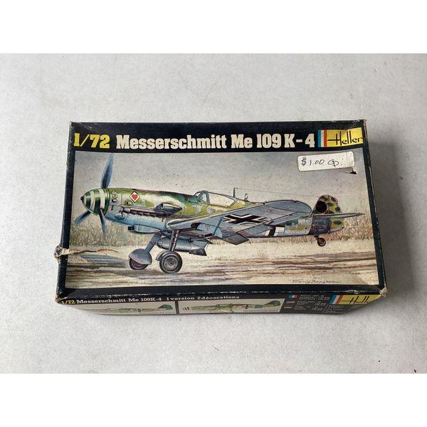 Heller Messerschmitt Me 109 K-4 - 1/72 Scale, 2 Decorations