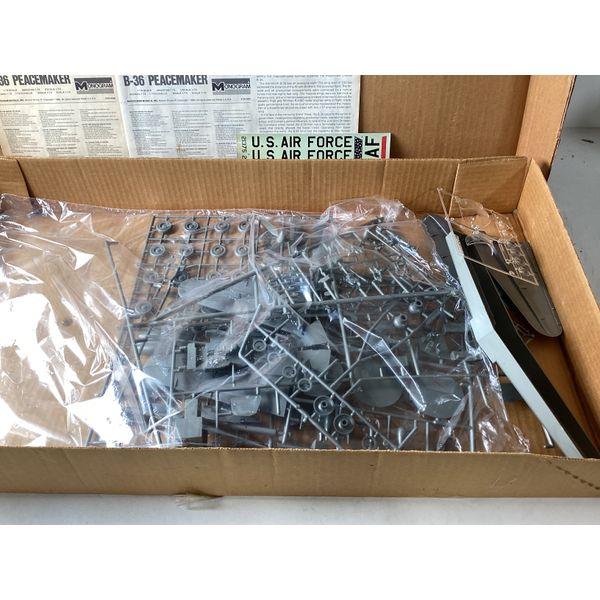 Monogram B-36 Peacemaker - 1/72 Scale, Unassembled Kit, Molded in Silver