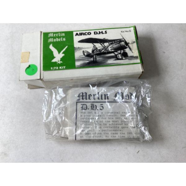 Merlin Models AIRCO D.H.5 - 1:72 Scale Kit No. 02 - Vintage Model Plane