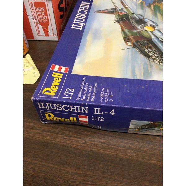 Revell ILJUSCHIN IL-4 1:72 Model Kit - Unassembled