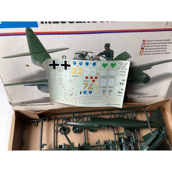 Monogram Messerschmitt Me 262, 1/48 Scale, Plastic Model Kit, Molded in Green
