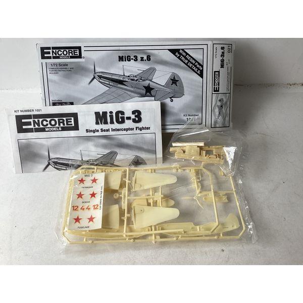 Encore Models MiG-3 z.6 - 1/72 Scale Model Kit, Resin Parts, True Details