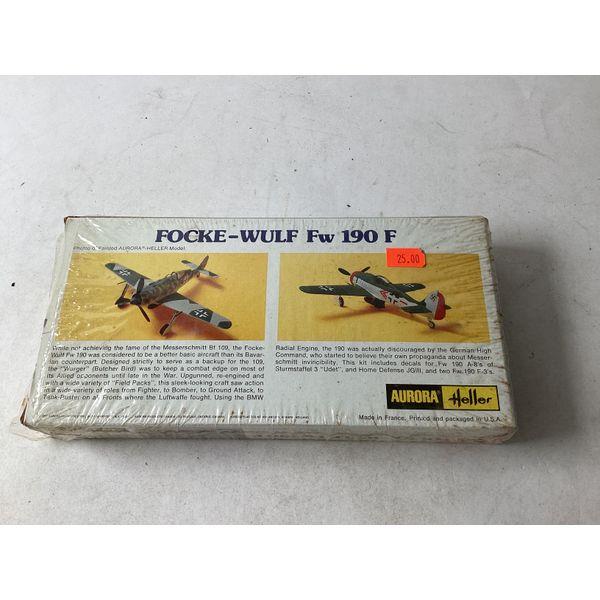 Aurora Focke-Wulf Fw 190 F - 1/72 Scale, Prestige Series, Model Kit