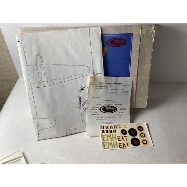 Contrail A.V. Roe Manchester - 1/72 Scale Vacuum Formed Kit, Decals, Instruction Parts, Scale Drawings