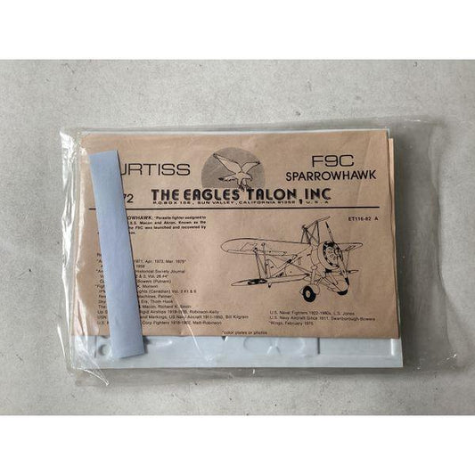 Curtiss Eagles Talon F9C Sparrowhawk - 1/72 Scale, Unassembled