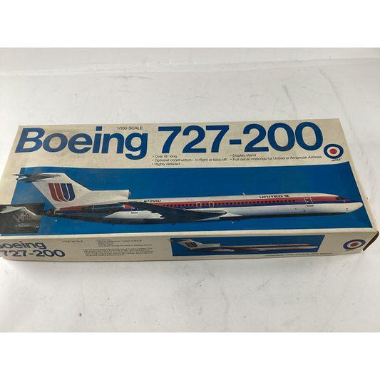 AMT Boeing 727-200 - 1/100 Scale, Display Stand, Decal Markings