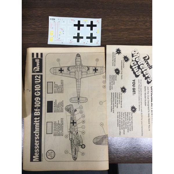 Revell Messerschmitt Bf 109 G-10/U2, 1/48 Scale - Model Kit, Decals, Collectible