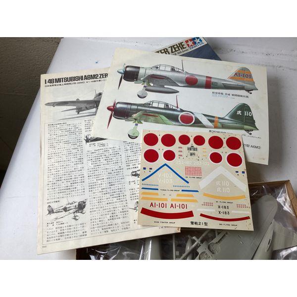 Tamiya Mitsubishi A6M2 Zero Fighter Zeke - 1/48 Scale, Model Kit
