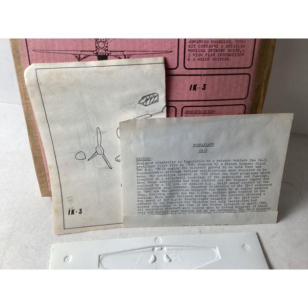 FormaPlane IK-3, 1/72 Scale Model Kit, Advance Modeller Kit