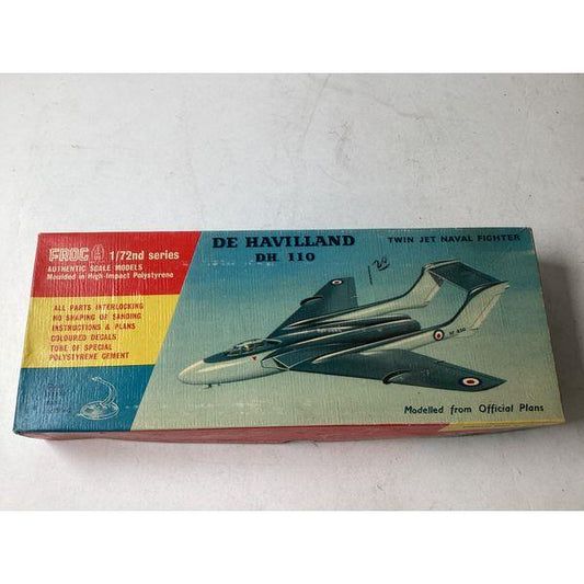 FROG De Havilland DH 110 - 1/72nd Scale, Authentic Scale Model, Twin Jet Naval Fighter