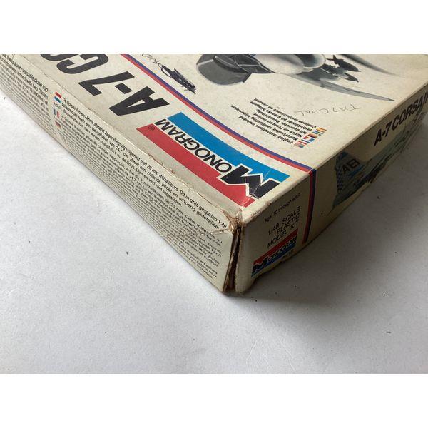 Monogram A-7 Corsair II, 1/48 Scale, Plastic Model Kit, Molded in Gray