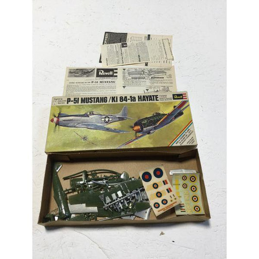 Revell P-51 Mustang/KI 84-1a Hayate, 1/72 Scale, Fighter Series, Unassembled Model Kit