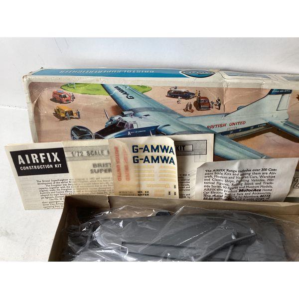Airfix Bristol Superfreighter 72nd Scale Model Kit - Vintage, Collectible