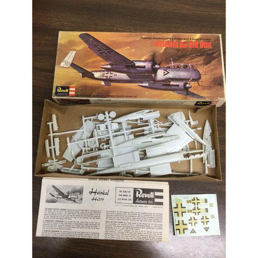Revell Heinkel He 219 Uhu - 1/72 Scale, Plastic Model Kit, Unassembled