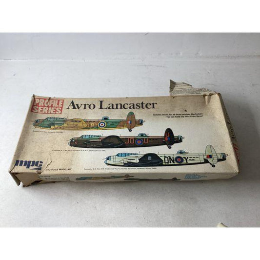 MPC Profile Series Avro Lancaster 1/72 Scale Model Kit - Vintage Collectible
