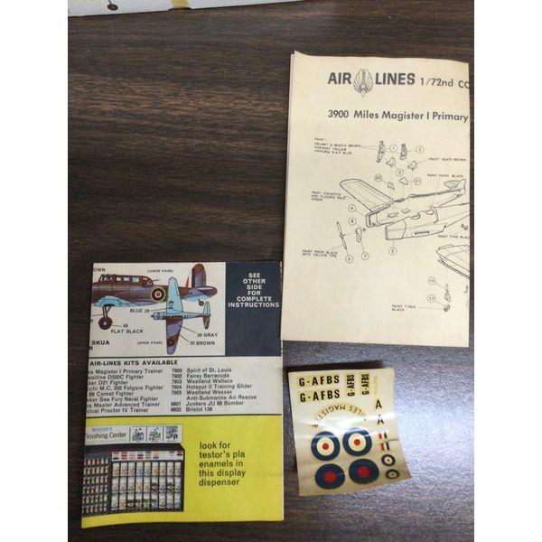 Air Lines Miles Magister - 1/72nd Scale Model Kit