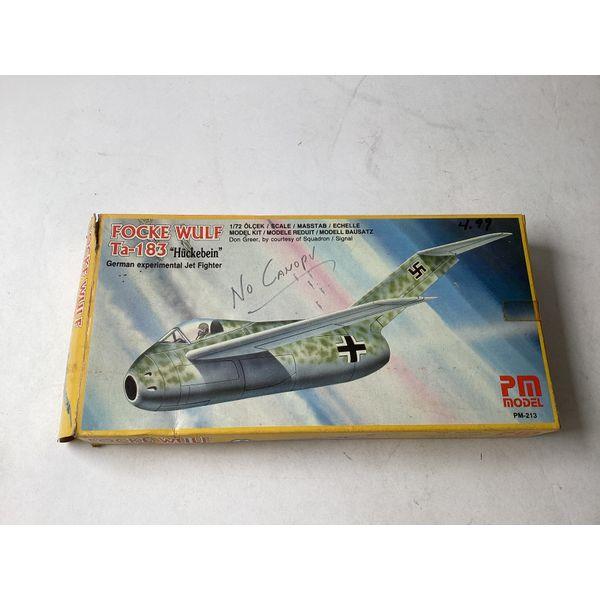 PM Model Ta-183 H??ckebein - German Experimental Jet Fighter, 1/72 Scale Model Kit
