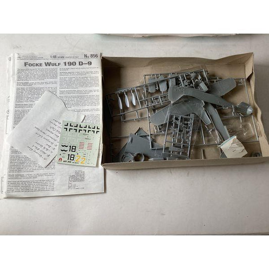 Italeri Focke Wulf 190 D-9 - 1:48 Scale Model Kit - Unassembled, Decals Included