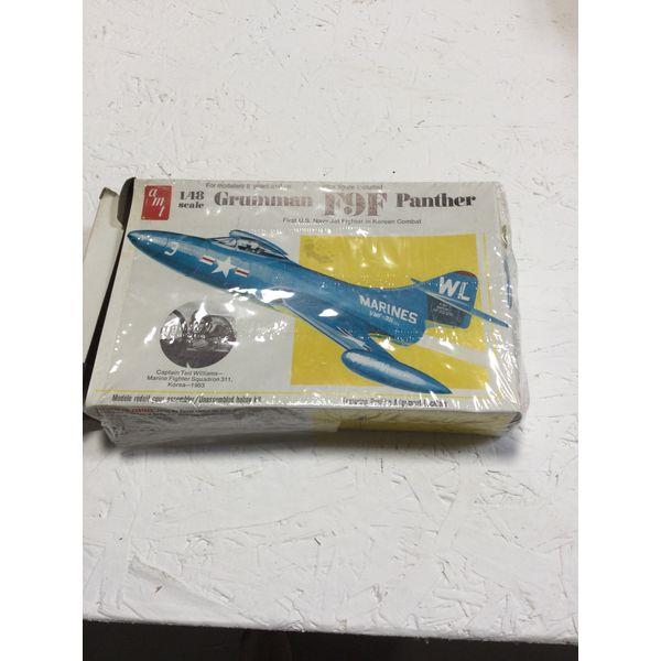 AMT Grumman F9F Panther 1/48 Scale, Model Kit, Unassembled
