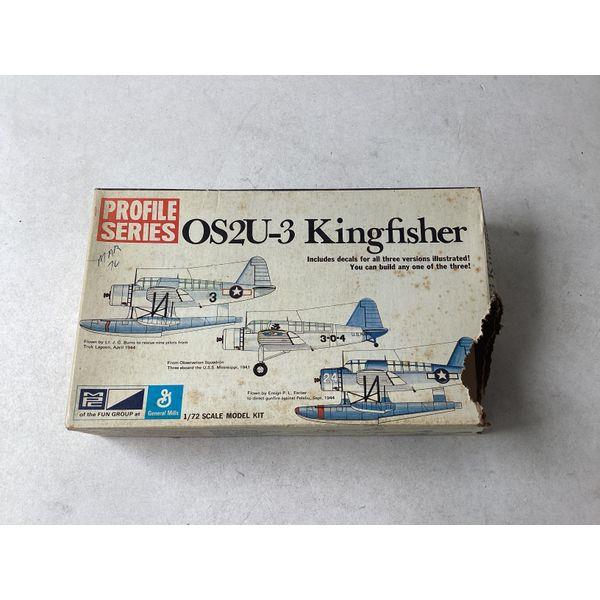 General Mills Fun Group OS2U-3 Kingfisher, 1/72 Scale Model Kit, Vintage