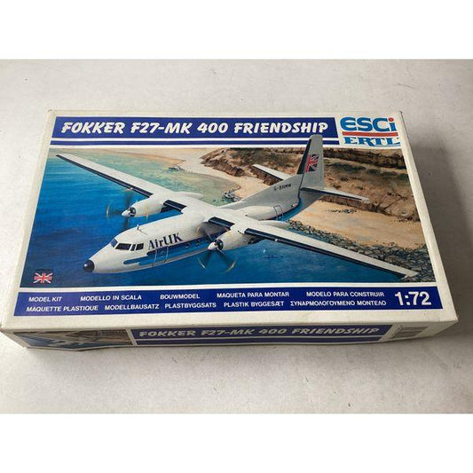 ESCI ERTL Fokker F27-MK 400 Friendship, 1:72 Scale Model Kit, AirUK
