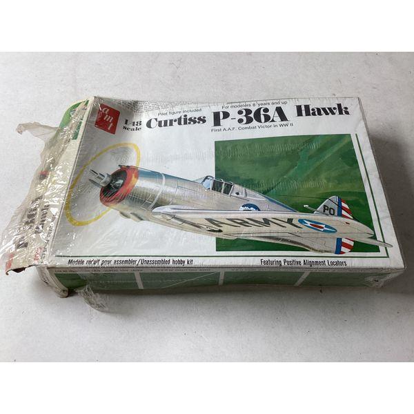 A-Tin Curtiss P-36A Hawk - 1/48 Scale, First A.A.F. Combat Victor, WWII